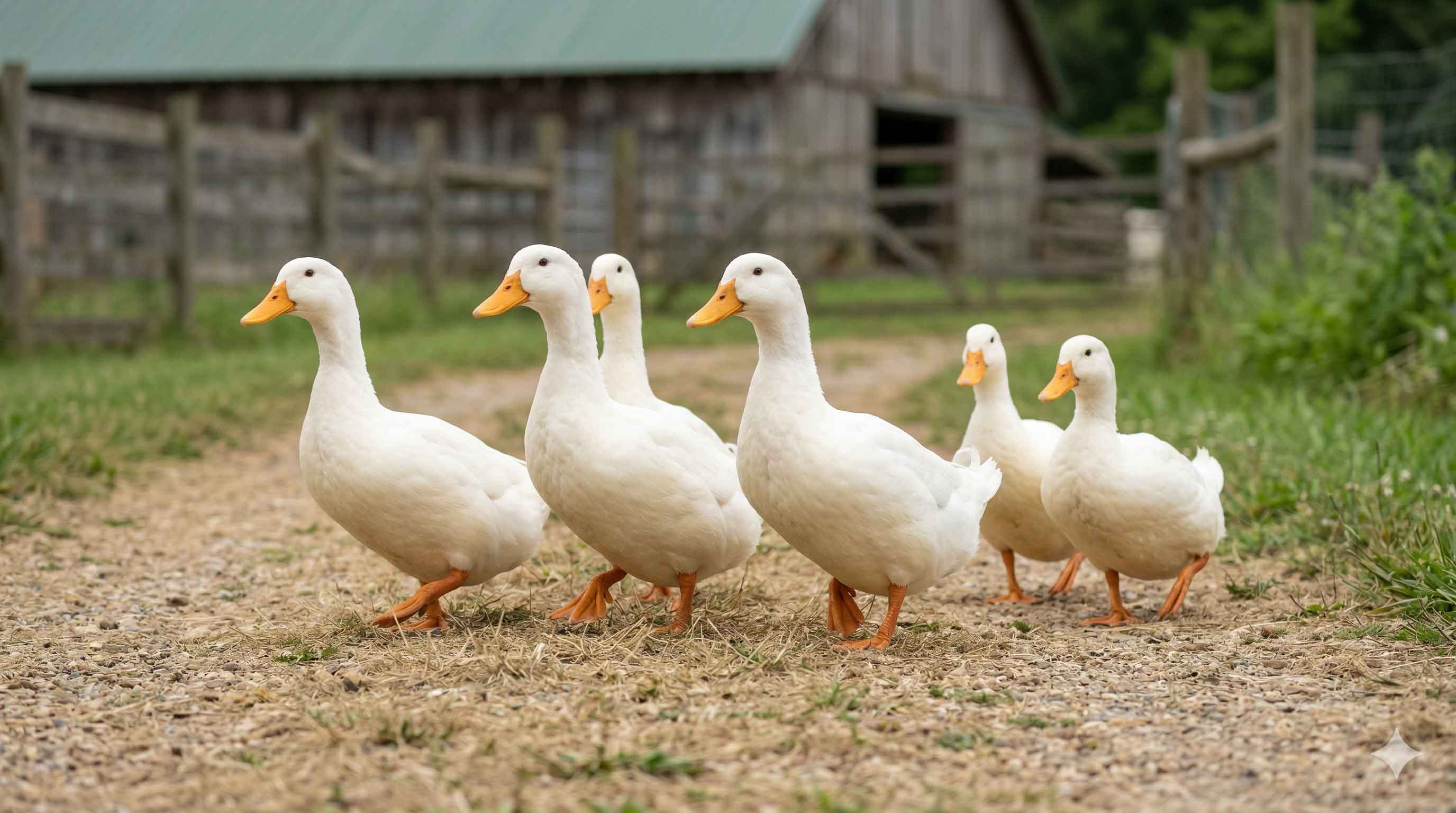 Taze Yumurta Verimli Pekin Ördekleri (6'lı Grup)